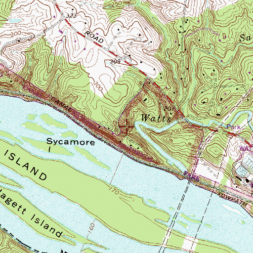 Topographic Map of Herron Spring, MD