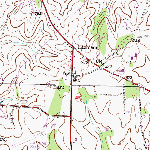 Topographic Map of Mount Tabor United Methodist Church, MD