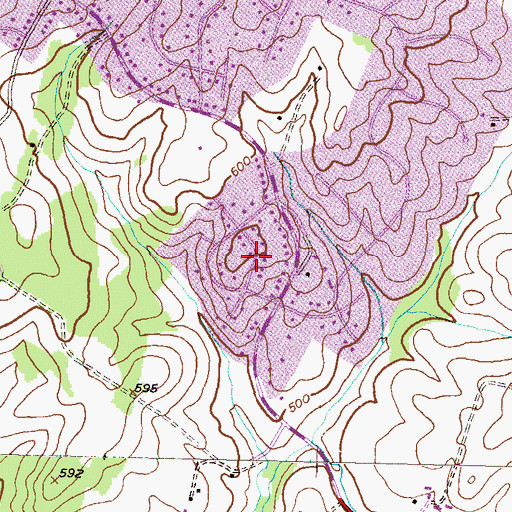 Topographic Map of Upper Seneca Crest, MD