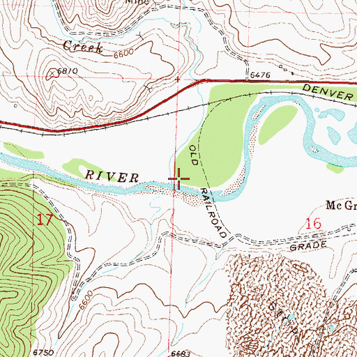 Topographic Map of Tow Creek, CO