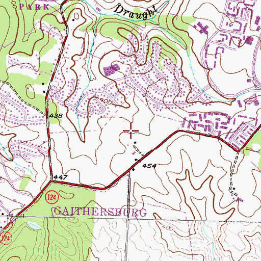 Topographic Map of Coventry, MD