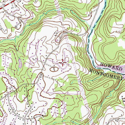 Topographic Map of Ednor View, MD