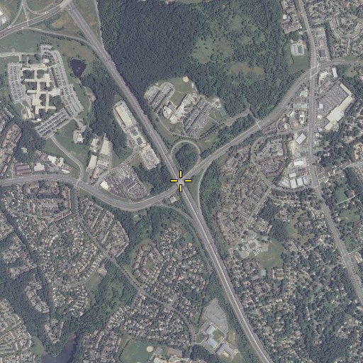 Aerial/Satellite Image of Interchange 13, MD