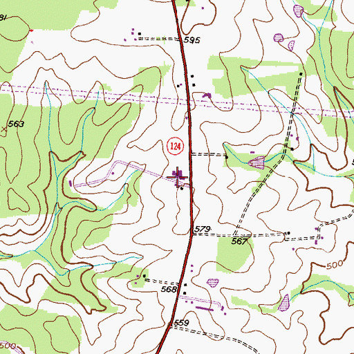 Topographic Map of Judith A Resnik Elementary School, MD
