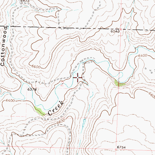 Topographic Map of Rock Spring Gulch, CO
