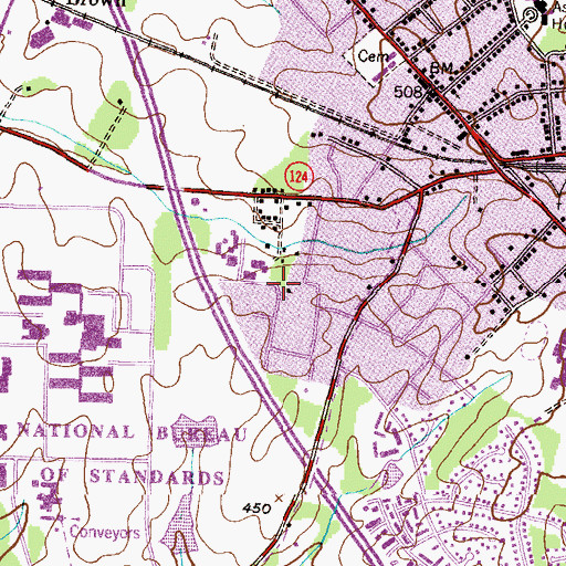 Topographic Map of Londonderry, MD