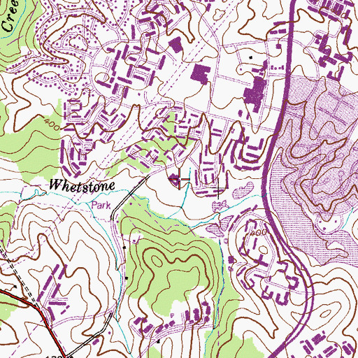 Topographic Map of Watkins Mill Elementary School, MD