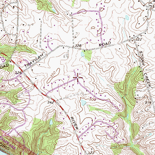 Topographic Map of Beallmount, MD