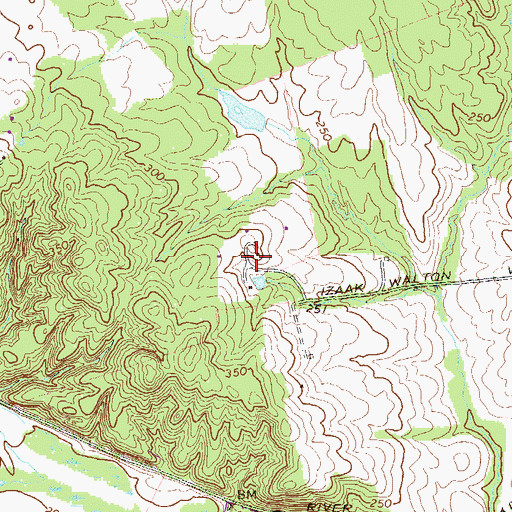Topographic Map of Doctor William B Holton Conservation Farm, MD