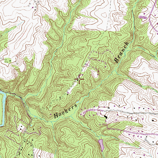 Topographic Map of Harlow, MD