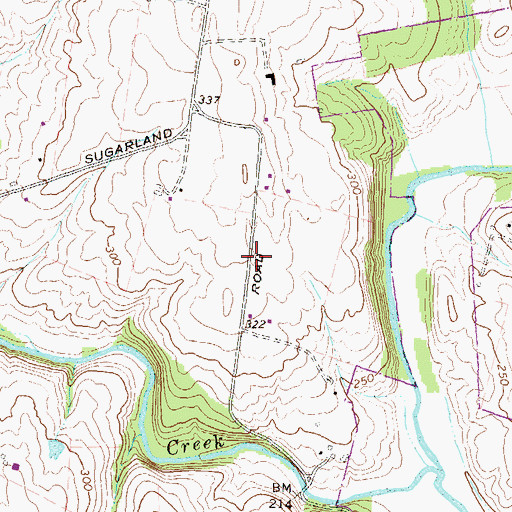 Topographic Map of Potomac Park Estate, MD