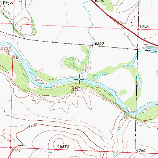 Topographic Map of Elkhead Creek, CO