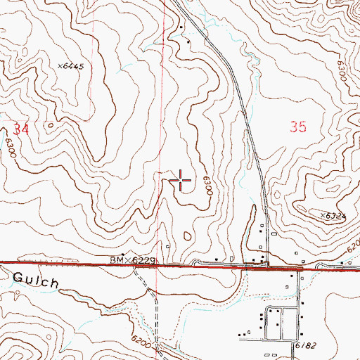 Topographic Map of The Memorial Hospital Craig, CO