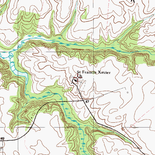 Topographic Map of Bohemia Academy (historical), MD