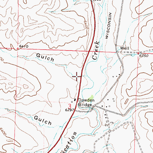 Topographic Map of Agee Gulch, CO
