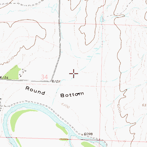 Topographic Map of Bell Rock Gulch, CO