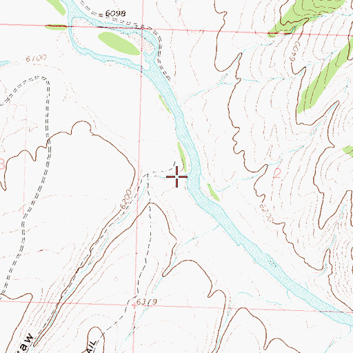 Topographic Map of Ralston Draw, CO