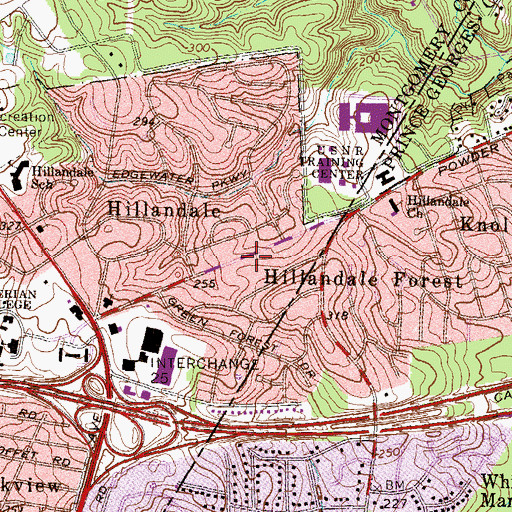 Topographic Map of Sitka Church (historical), MD