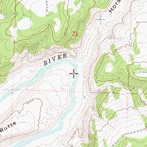 Topographic Map of Horse Gulch, CO