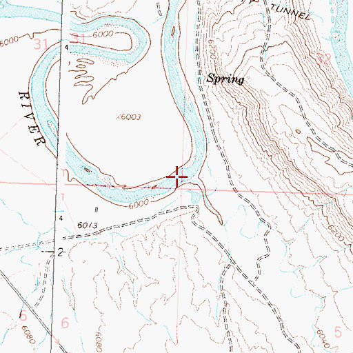 Topographic Map of Morgan Gulch, CO
