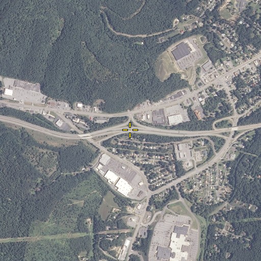 Aerial/Satellite Image of Interchange 39, MD