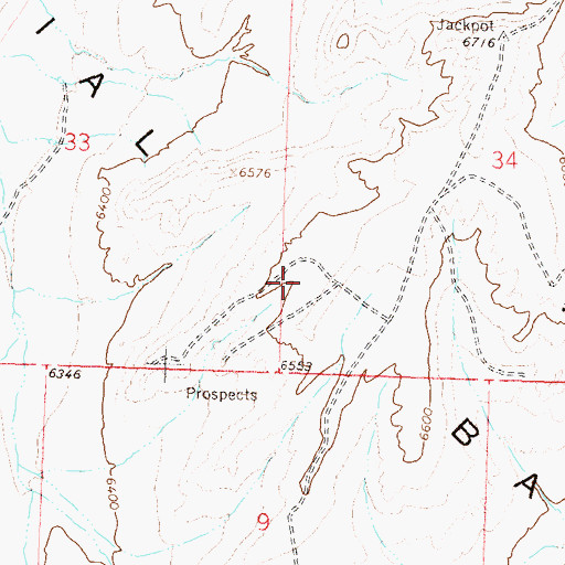 Topographic Map of Axial Basin, CO