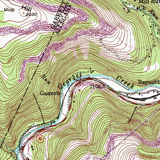 Topographic Map of Phoenix (historical), MD