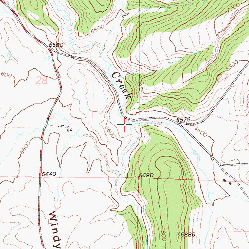 Topographic Map of Scotchmans Gulch, CO