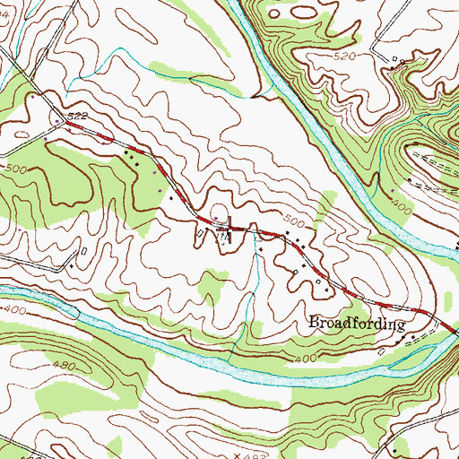 Topographic Map of Bethel Graveyard, MD