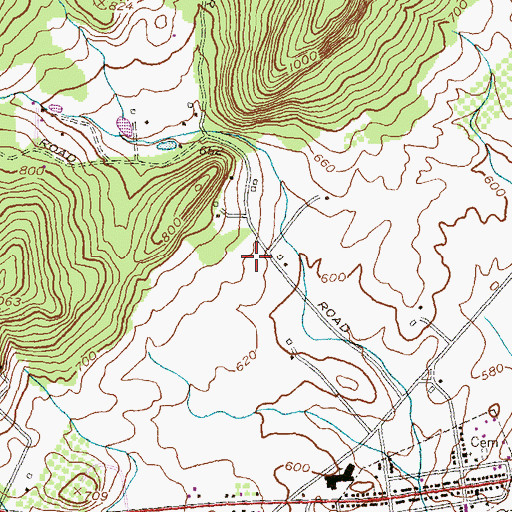 Topographic Map of Fairview Outdoor Education Center, MD