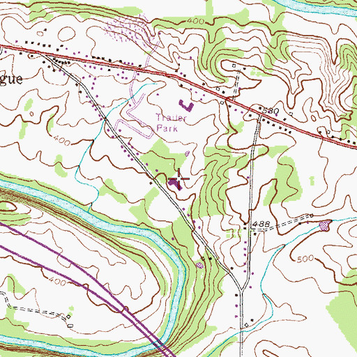 Topographic Map of Heritage Academy, MD