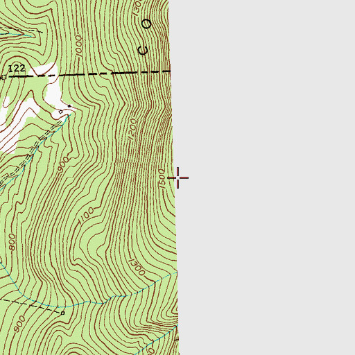 Topographic Map of Indian Springs Wildlife Management Area, MD