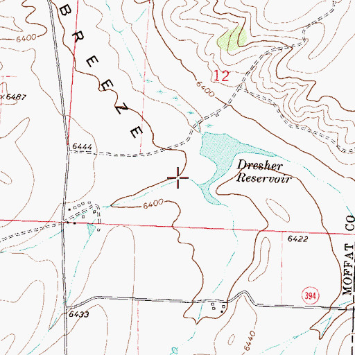 Topographic Map of Long Gulch, CO