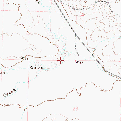 Topographic Map of Stokes Gulch, CO