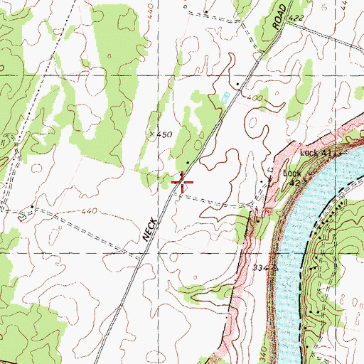 Topographic Map of Dellinger School (historical), MD