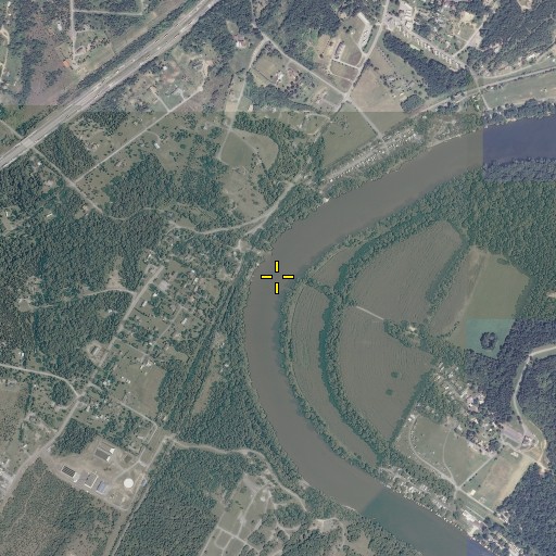 Aerial/Satellite Image of Falling Waters Ferry (historical), MD