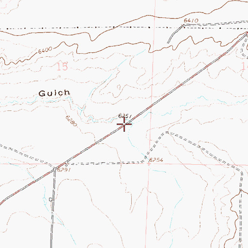 Topographic Map of Pyeatt Gulch, CO