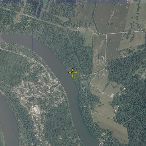 Aerial/Satellite Image of Lock Number 46, MD