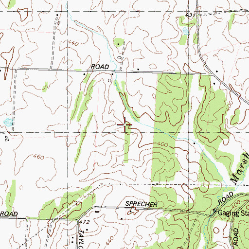 Topographic Map of Mount Moriah Church (historical), MD