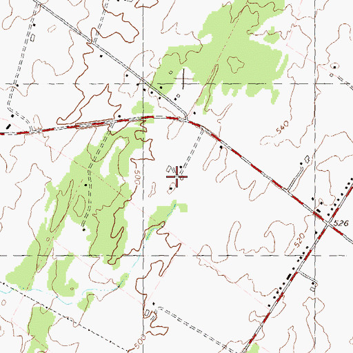 Topographic Map of Safari Campground, MD