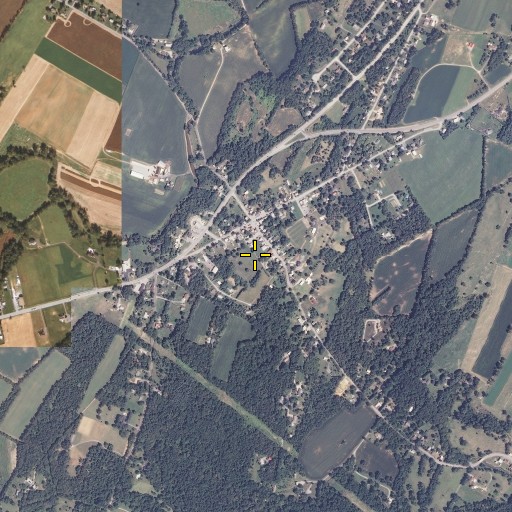 Aerial/Satellite Image of Saint James Graveyard, MD