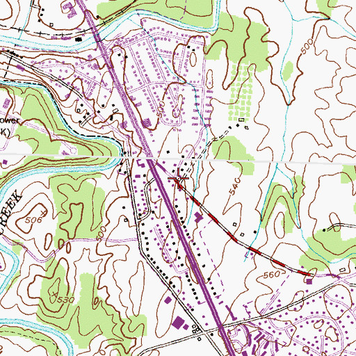 Topographic Map of The Church of Jesus Christ of Latter Day Saints, MD