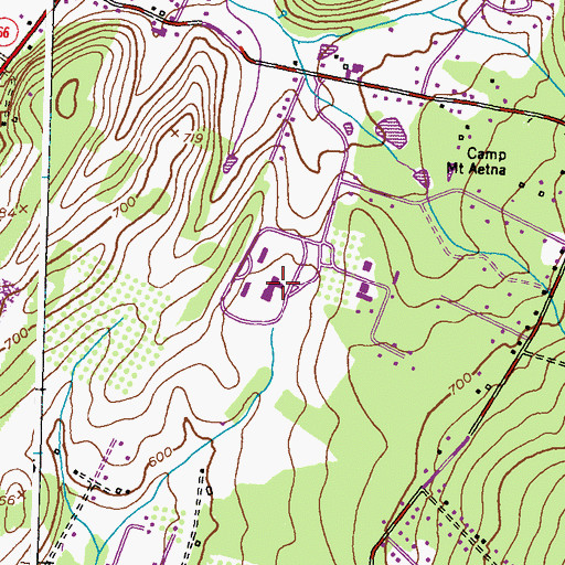 Topographic Map of Highland View Academy, MD