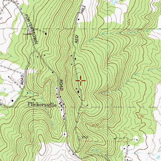 Topographic Map of McClellans Lookout, MD