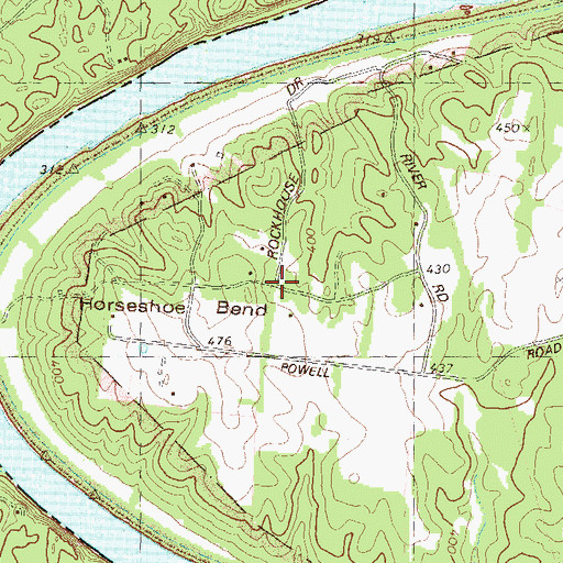 Topographic Map of Potomac Valley Farms, MD