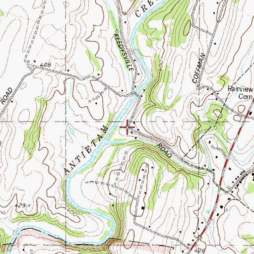Topographic Map of Prys Mill (historical), MD