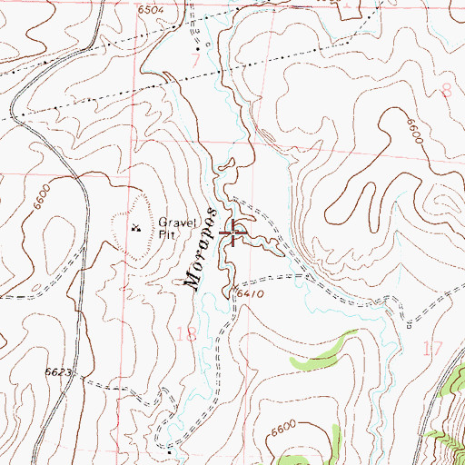Topographic Map of Deer Creek, CO