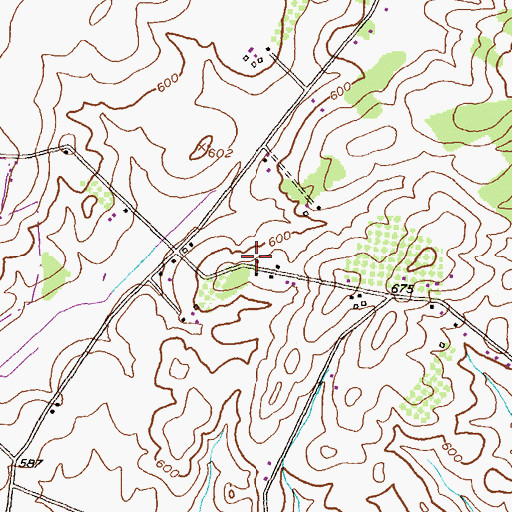 Topographic Map of Whitehall School (historical), MD