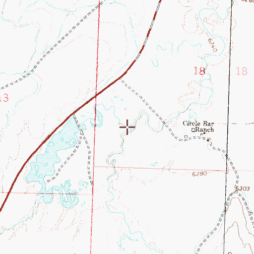 Topographic Map of Good Spring Creek, CO
