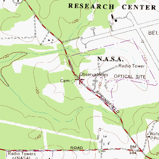 Topographic Map of Pleasant Grove (Hyatt) Meeting House (historical), MD